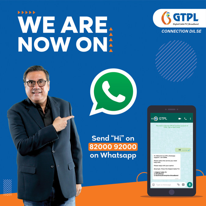 GTPL Hathway launches 'GIVA' - 'GTPL Interactive Virtual Assistant' - an  industry-first solution using WhatsApp for deeper customer connect