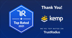 Kemp, world's most deployed Load Balancer Wins TrustRadius Top Rated Award