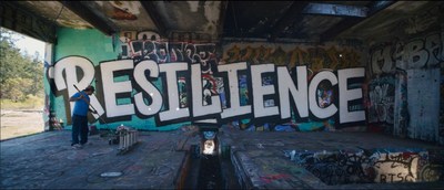 Yakama Nation artist Toma Villa creates the 'Resilience' mural featured throughout the PSA.