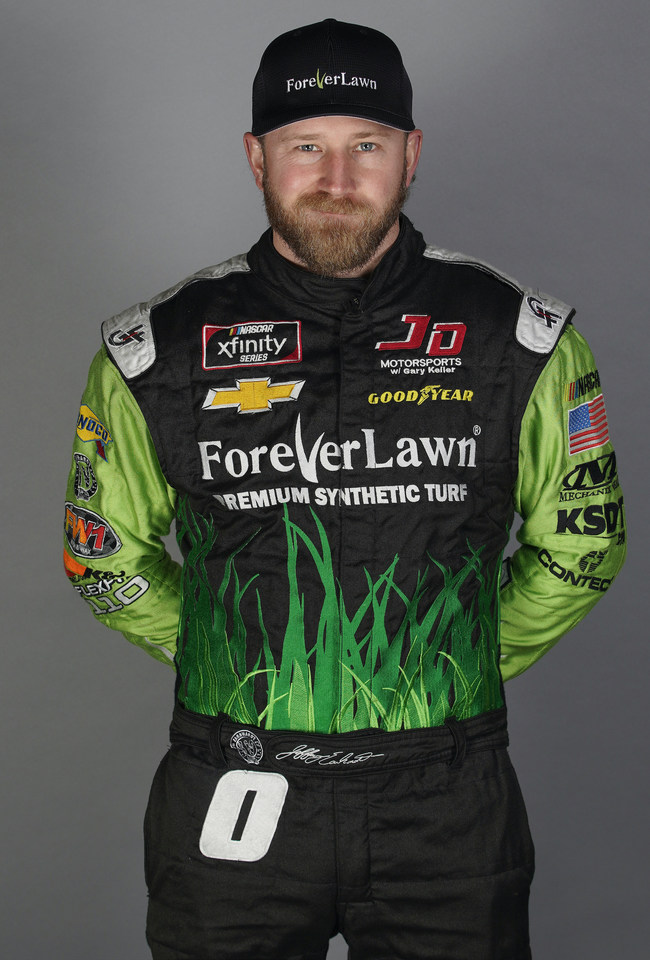 Jeffrey Earnhardt, NASCAR Xfinity driver of the No. 0 Camaro on team JD Motorsports, is excited to drive for ForeverLawn in the Mid-Ohio race on Saturday, June 5.