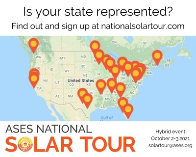 Sign up to host a Local Solar Tour or Solar Site on the National Solar Tour! The largest grassroots solar event will happen virtually and in neighborhoods near you, October 2-3, 2021, but you can host your Local Solar Tour or Solar Site anytime throughout the year. The deadline to sign up is August 15. Learn more at nationalsolartour.org.