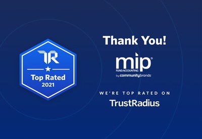 TrustRadius Award picture (PRNewsfoto/MIP)
