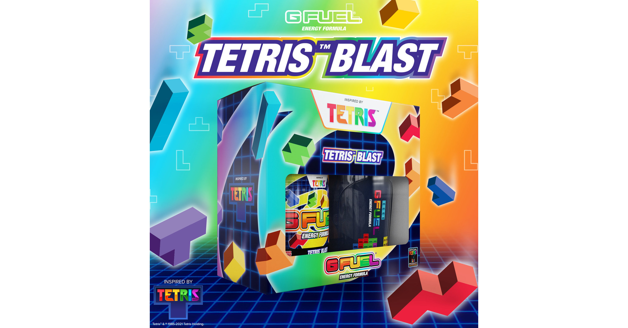 Celebrate World Tetris® Day With G FUEL's New Tetris™ Blast Energy Drink