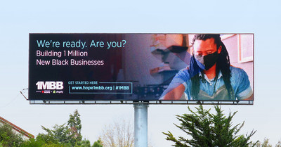 Operation HOPE teams with Clear Channel Outdoor in a digital billboard campaign across California to promote its ‘1MBB’ program, providing Black business owners with the tools for success.