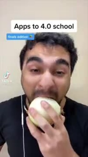 A viral video on Kadama's TikTok showing Dani biting into a raw onion while discussing random apps to help with schoolwork has garnered 4 million views.