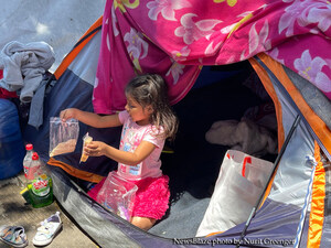 US Border Crisis Worsens, Stinky Tent City Grows