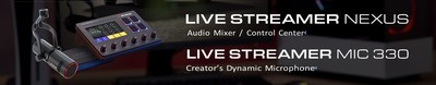 AVerMedia launches Live Streamer NEXUS and MIC 330, a content creator control center/6-track audio mixer and a dynamic XLR microphone