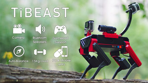 LEGO-Compatible Professional Robotic Dog at a Toy's Price