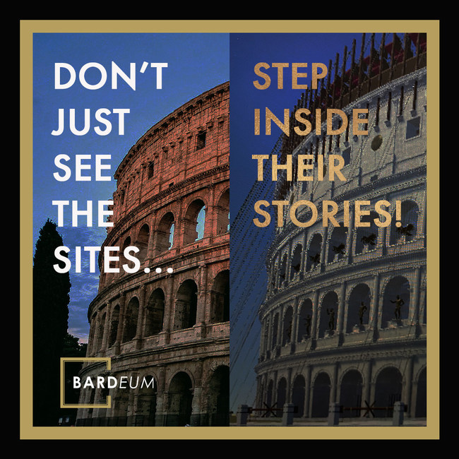 Step back in time at the Roman Colosseum with Blood & Sand on the BARDEUM Mobile App