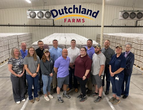 The team at Dutchland Farms celebrate recertification.