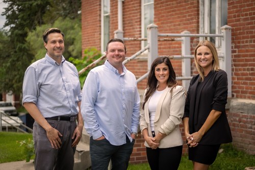 Silicon Prairie Startup, Loophire, Announces Seed Round to Disrupt the Recruitment Industry.
From left to right, CTO Biagio Arroba, CEO Chris Jones, Operations Manager Maureen Jackson, and CMO Autumn Knudtson.