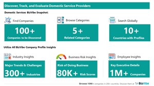 Evaluate and Track Domestic Service Companies | View Company Insights for 100+ Domestic Service Providers | BizVibe