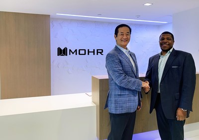 Chairman & CEO, Robert Shibuya, pictured with Clyde Robinson, Jr., Managing Partner, Head of Diversity & Inclusion with Mohr Partners.