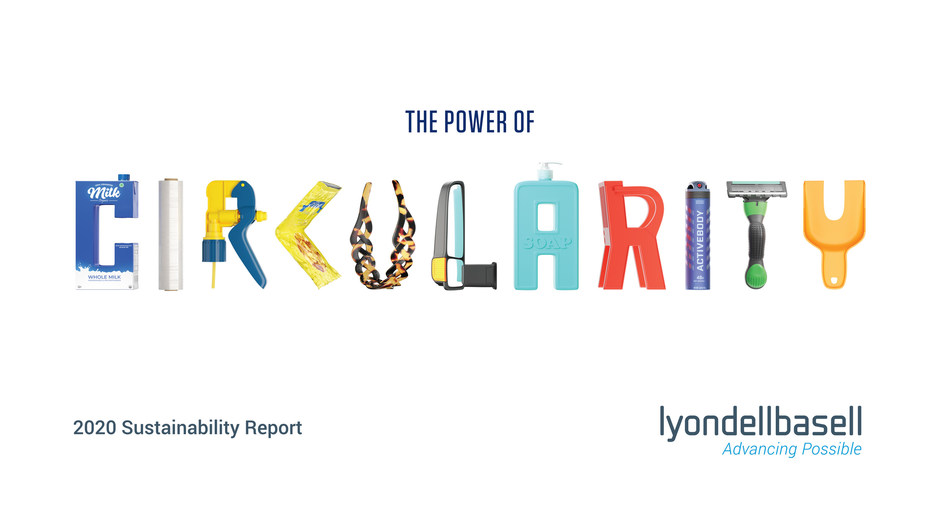 LyondellBasell's 2020 sustainability report highlights the company’s efforts in the areas of ending plastic waste in the environment, helping address climate change and supporting a thriving society.