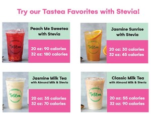 Tastea Fresh Smoothies &amp; Teas Re-launches Health &amp; Wellness Campaign with Zero-Calorie Stevia