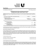 Uranium Participation Corporation Reports Estimated Net Asset Value at May 31, 2021 (CNW Group/Uranium Participation Corporation)