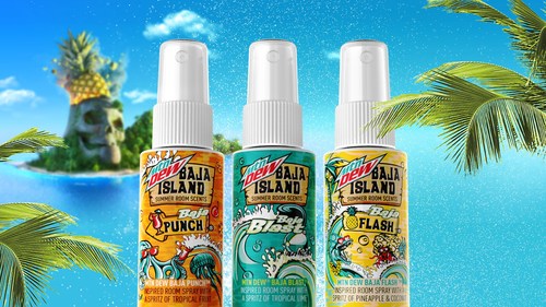 The Baja Island: Summer Room Scents by MTN DEW collection
