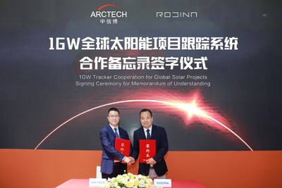 Allen Cao, the General Manager of Arctech’s International Business&Donghai Li, Vice President/Global Supply Chain of Rodina
