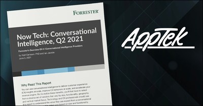 AppTek Named Among Pure-Play Vendors Targeting Best of Breed Intelligence in New Now Tech Report for Conversational Intelligence