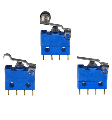 The B3S-5 is a sealed basic switch with integrated actuating levers.