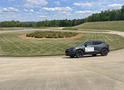 University of Alabama EcoCAR Team testing their Chevrolet Blazer for the Spring Vehicle Inspection Event in April 2021.