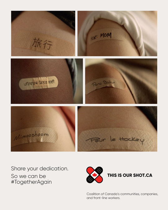 Rallying Canadians to dedicate your vaccination and help get the word out to end the pandemic, together - Vimarsana News
