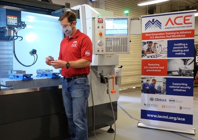ACE CNC machining training teaches newly developed machine tool technology to next-generation U.S. manufacturing workforce.