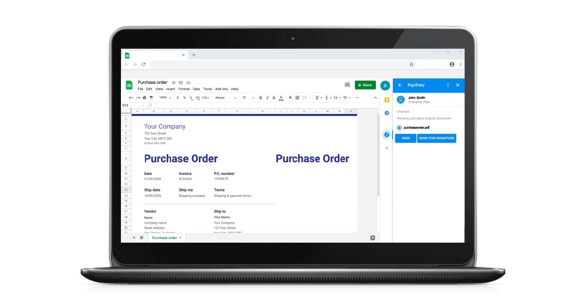 SignEasy Debuts eSignatures for Google Sheets - Vimarsana News