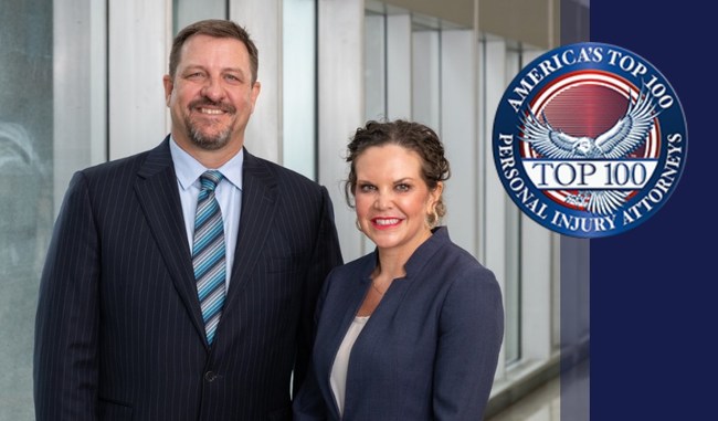 Gregory L. Deans and Katherine H. Stepp, of Deans Stepp Law LLP, named among America's Top 100 Personal Injury Attorneys for 2021.