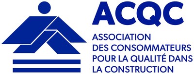 Logo Association des consommateurs pour la qualité dans la construction (Groupe CNW/Regroupement des gestionnaires et copropriétaires du Québec (RGCQ))