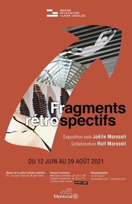 Fragments rétrospectifs : une exposition solo de Joëlle Morosoli à la maison de la culture Claude-Léveillée