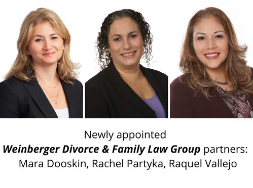 Weinberger Divorce & Family Law Group names three new partners