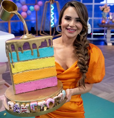 Rainbow Paint Drip Cake – Rosanna Pansino