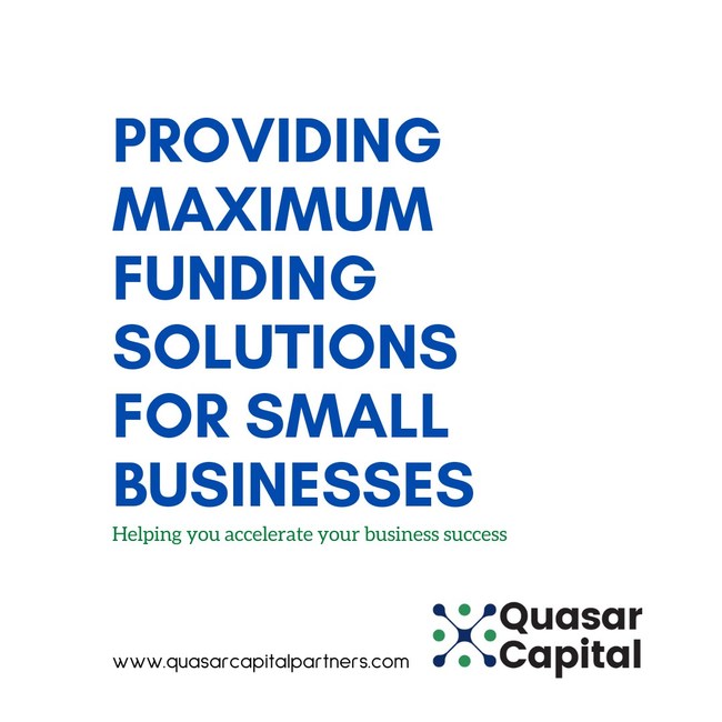 Quasar Capital is a leading provider of invoice factoring, asset-based lending, and cash flow lending solutions to help small businesses in the US and Canada have access to maximum funding and reliable client-centric services that nurture theirs and their client's success. Quasar Capital only offers solutions customized to suit the specific needs of small businesses with facility sizes ranging from $1,000 to $5M.