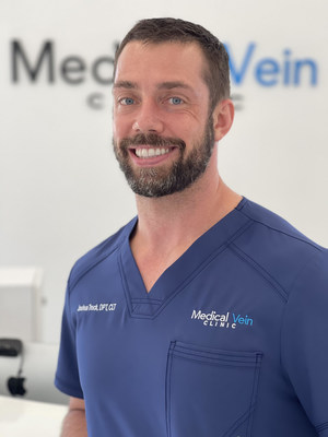 Josh Trock, DPT, CLT-LANA, CF-L1 joins San Antonio's Medical Vein Clinic as Doctor of Physical Therapy and Lymphedema Specialist. Dr. Trock will complement the clinic’s varicose vein treatment experts, extending their services to care for patients suffering from lymphatic disease.