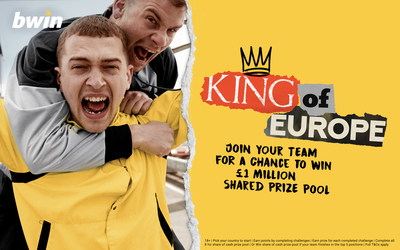 bwin campaign for the “King of Europe” fan tournament