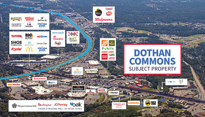 Dothan Commons’ location benefits tremendously from the area’s dominance as the regional economic hub, boasting excellent visibility and access along Montgomery Highway – the primary commercial thoroughfare.