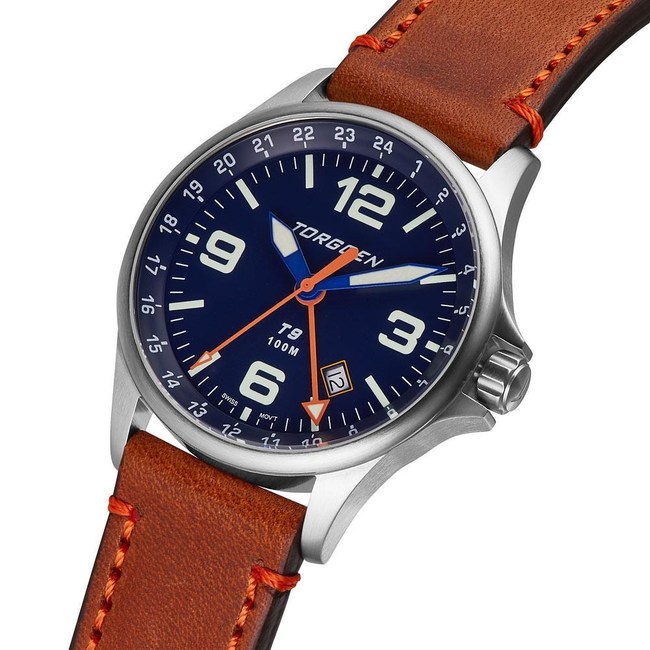 One winner will receive a Torgoen T9 Bluebird GMT pilot watch, valued at $198.00. Features include Swiss GMT movement that allows the GMT hand to be set to a different time zone, making it an ideal gift for the world traveler or anyone who has a loved one far away. Additional features include ergonomic high readability and contrast inspired by the avionics in cockpits with great non-radioactive luminescence, visible for 8 hours in complete darkness (after charging with light during the day).