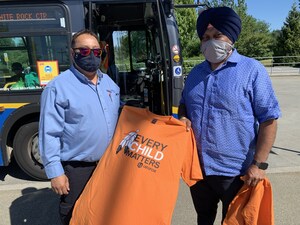 B.C.'s transit operators show support for #EveryChildMatters