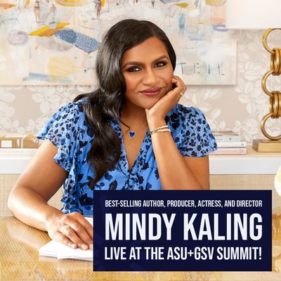 Mindy Kaling announced as closing keynote speaker at ASU+GSV Summit live and in-person in San Diego.