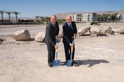 The Howard Hughes Corporation® breaks ground on Tanager Echo in Downtown Summerlin®. David R. O'Reilly, CEO, and Kevin T. Orrock, President of the Las Vegas Region.