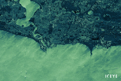 ICEYE SAR satellite image of Fremantle available through the ESA Earthnet Programme 