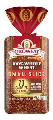 NEW Oroweat 100% Whole Wheat Small Slice Bread