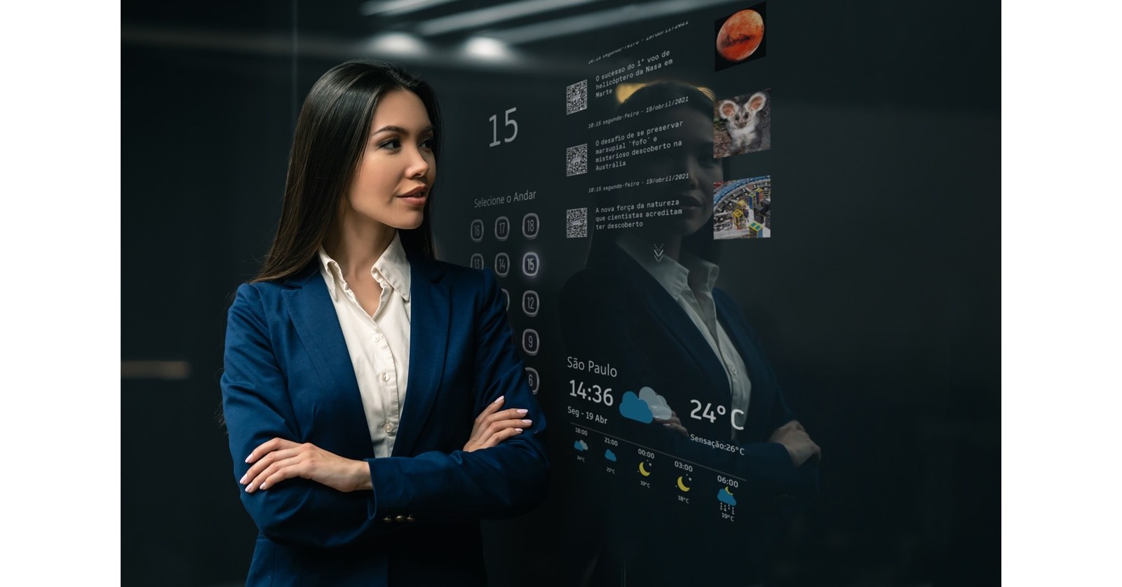 TK Elevator lanza AGILE Mirror, la interfaz multimedia 4K para ascensores que transforma el viaje en una experiencia sorprendente