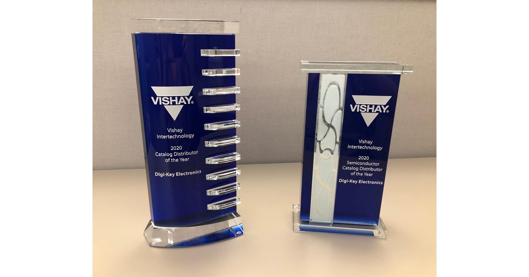 DigiKey Electronics Named Vishay North America Catalog Distributor of