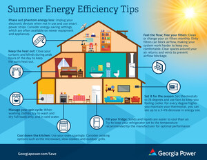 Georgia Power offers its top 10 energy-saving tips to help lower summer bills