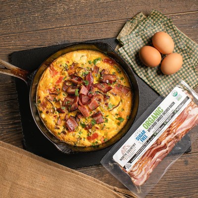 Sugar-Free Organic Bacon Handcrafted by North Country Smokehouse.