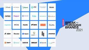 Interbrand Launches "2021 Breakthrough Brands" Report highlighting the 30 challenger brands set to disrupt the US market