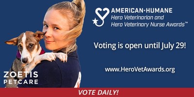 Behind every hero pet is a hero vet or vet nurse. Vote for your favorites starting today!