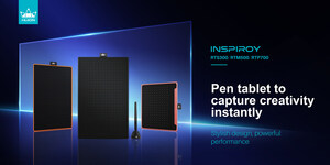 Huion lança nova linha de tablets com caneta, Inspiroy RTS-300, RTM-500 e RTP-700